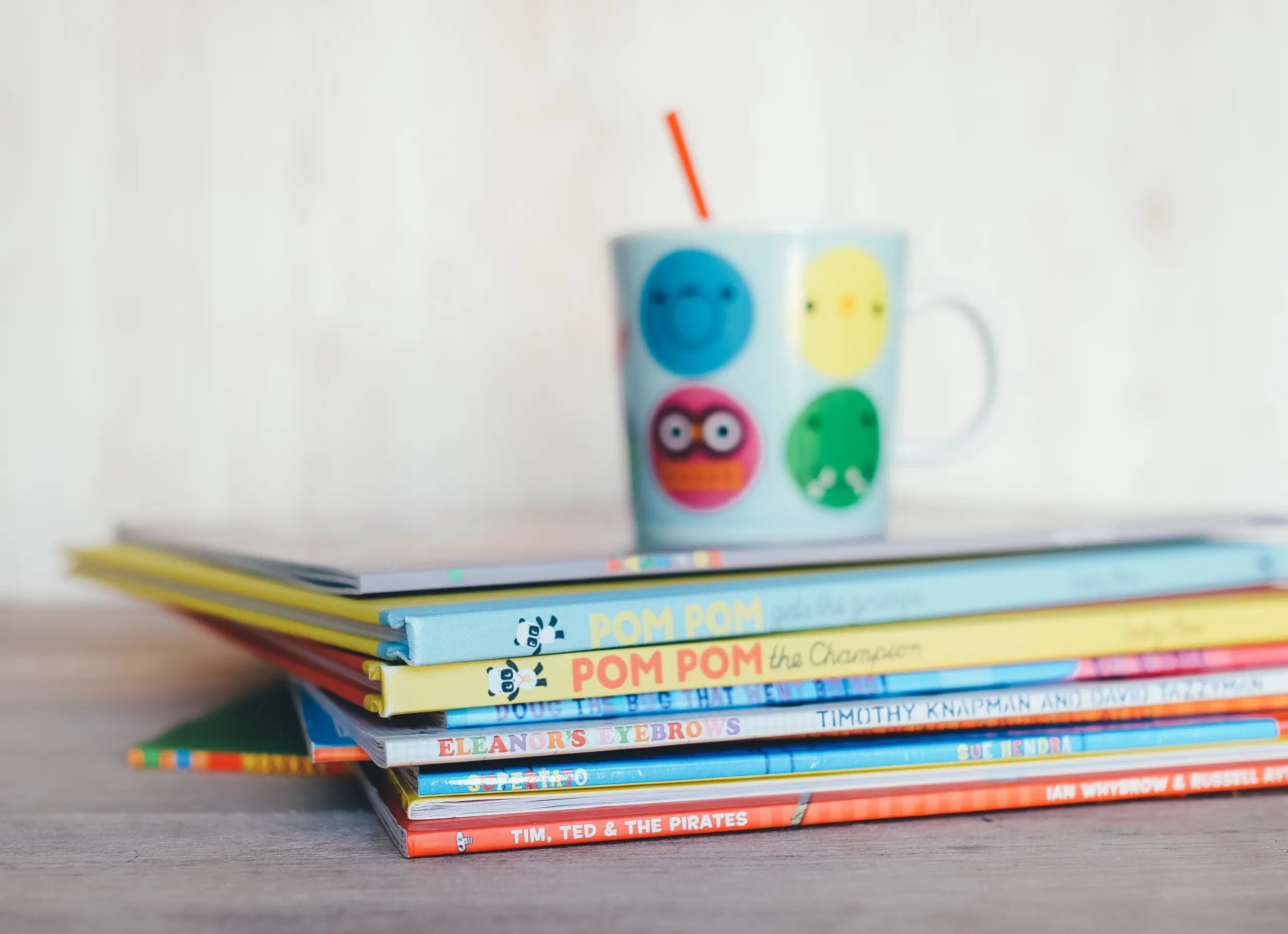 Children reading books in a calm and educational setting