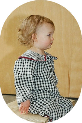 Professional nanny caring for children in a home environment